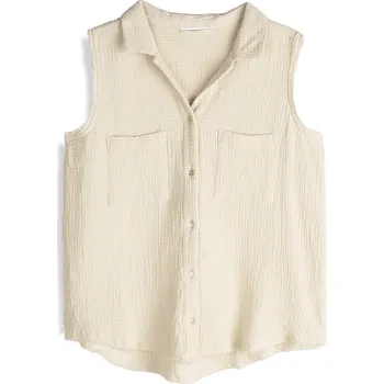 Dámská halenka GATE Bavlněná halenka bez rukávů 38 225-1610/20