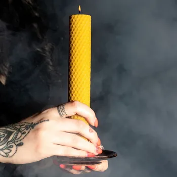 Svíčka Rituální svíčka - Žlutá