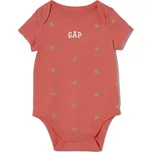 Dětské body GAP LOGO 3-6M Červená, Mix