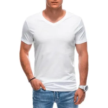 Pánské oblečení Inny Bavlněné bílé tričko na léto Em-tsbs-0101