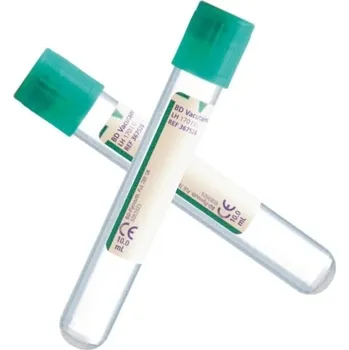 Zkumavka Vacutainer pro analýzu plazmy 10 ml, Li-Hep, 100 ks
