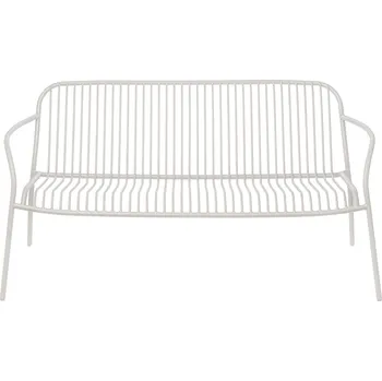Zahrada Blomus YUA WIRE zahradní lavice světle šedá