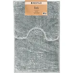 Koupelnová sada koberců Bati šedá, velikost 50x80+40x50