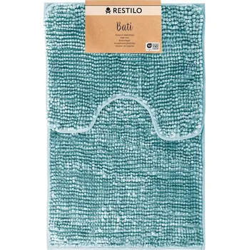 Koupelnová předložka Koupelnová sada koberců Bati světle modrá, velikost 50x80+40x50