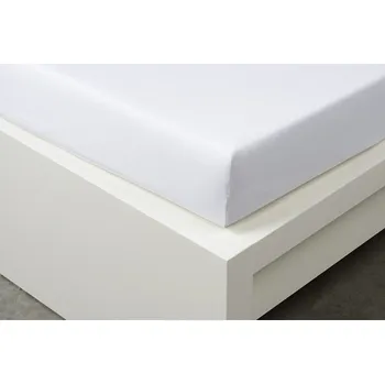 Prostěradlo Tibex Prostěradlo TENCEL™ Lyocell bílá 140 x 200 cm