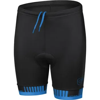 Cyklistické oblečení ETAPE dětské kalhoty JUNIOR 2.0 s vložkou, černá/modrá 164/170
