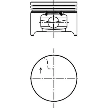 Píst motoru Píst KOLBENSCHMIDT 40277610