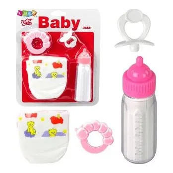 Panenka Zestaw akcesoria smoczek butelka pielucha