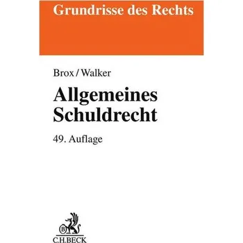 Allgemeines Schuldrecht - Brox, Hans [DE] (2025, Brožovaná, C.H. Beck)
