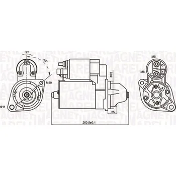 Startér Startér MAGNETI MARELLI 063721412010