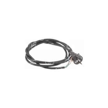 Prodlužovací kabel flexošňůra přívodní, pryžová, L = 2 m, 3x1,5 mm2, černá, přímá vidlice IP44, 1003-07