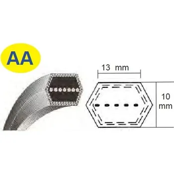 Příslušenství pro zahradní traktor Řemen klínový AA90 / 754-04175 /