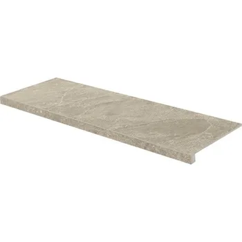 Dlažba Rako Core DCFVD877 schodová tvarovka reliéfní 30x120 sunrise béžová rekt.