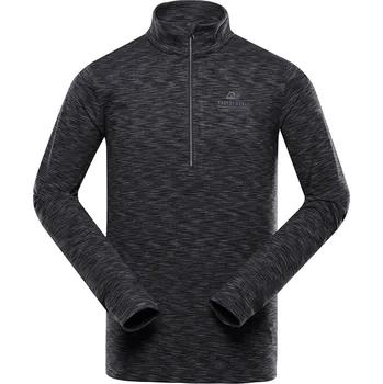 Pánská mikina Alpine Pro Qad Pánský rychleschnoucí svetr MPLD138 černá XXXL