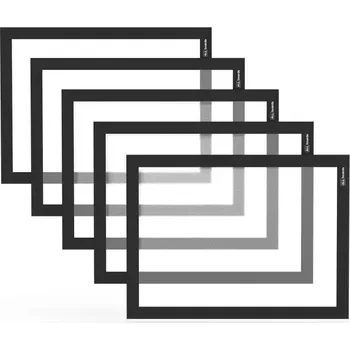 Allboards Samolepící kapsa na papír černá A4 sada 5 ks, KPL5-SAM_A4BK