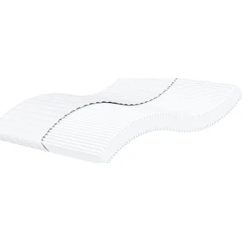 Matrace vidaXL Pěnová matrace bílá 180 x 220 cm tvrdost H2 H3