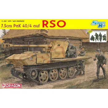 Plastikový model Model Kit military 6640 -7.5cm PaK 40/4 auf RSO (1:35)(1:35) Dragon 6640