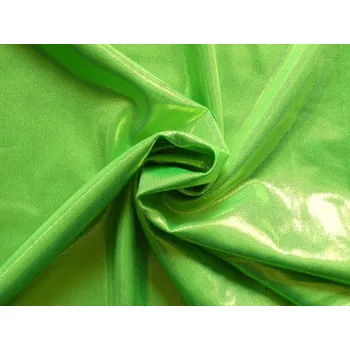 společenská látka neonově zelená