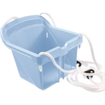 Dětská houpačka MOCHTOYS Houpačka pro nejmenší (pastelově modrá)