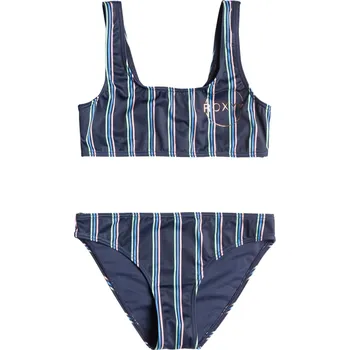 Dámské plavky Dětské Dvoudílné plavky ROXY SWIM FOR DAYS G TP ERGX203477-BSP3 – Tmavě modrá 168