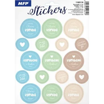 samolepka samolepky domácí výroba 16,2x23cm 1160116 MFP