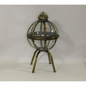 Lucerna KOVOVÁ KULATÁ LUCERNA NA SVÍČKU