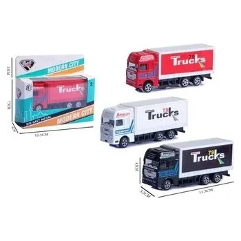 Ciężarówka metalowa z napędem 1:64 MIX