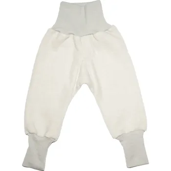 Rostoucí dětské kalhoty merino fleece Cosilana šedý melír Velikost: 50/56