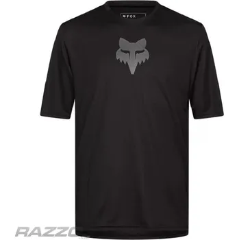 cyklistický dres MTB dres FOX Ranger SS Jersey Fox Head Black 2026 M