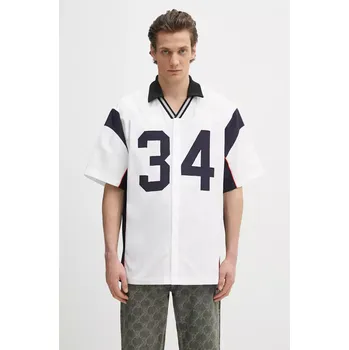 Pánská košile Bavlněná košile AMBUSH Sports Designed Shirt, 48, bílá, 00X