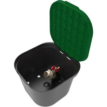 BERGO DSO šachta včetně 3/4" kulového ventilu se zeleným víkem 002024813