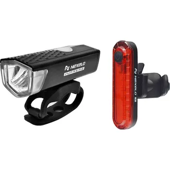 Cyklosvítilna NEXELO SVĚTLO SUPREME SADA ASSIC 120LM/10LM USB