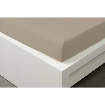 Prostěradlo Tibex Prostěradlo TENCEL™ Lyocell kakaová 90 x 200 cm