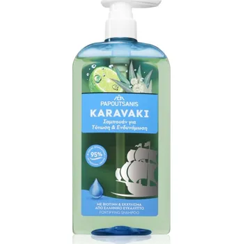 Šampon PAPOUTSANIS Karavaki Tonic & Strength šampon na vlasy 600 ml