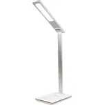 Stolní LED lampička Huslog OW-390202 s bezdrátovou nabíječkou, bílá