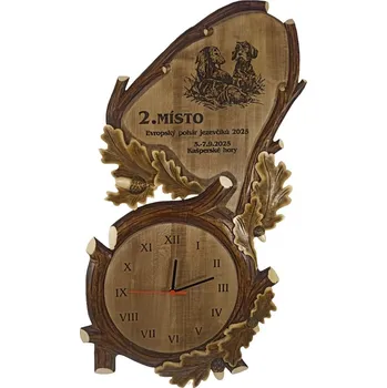 Hodiny Nástěnné HODINY řezbované č.977
