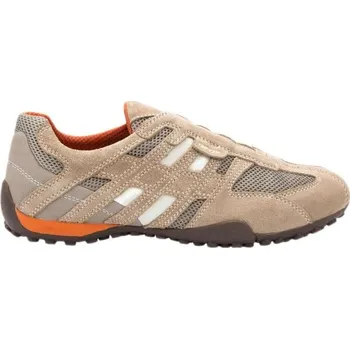 Pánská obuv Pánské vycházkové boty Geox UOMO SNAKE 42 Béžová, Šedá, Bílá, Oranžová