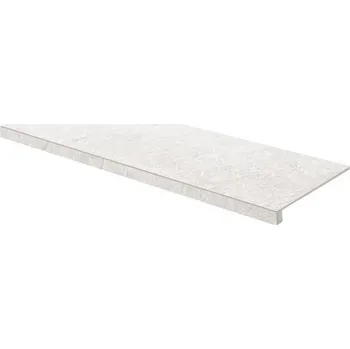 Dlažba Rako Core DCFVD876 schodová tvarovka reliéfní 30x120 day slonová kost rekt.