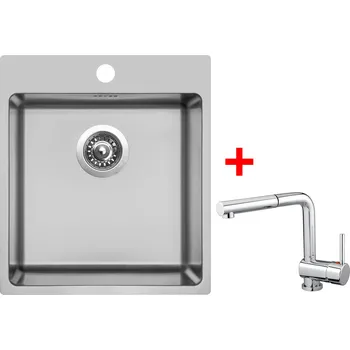 Nerezový dřez Sinks BLOCKER 450 + MIX 3 P