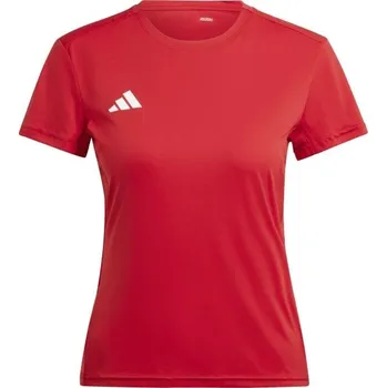Dámské tričko Dámské běžecké tričko adidas ADIZERO ESSENTIALS TEE W XS Červená, Bílá