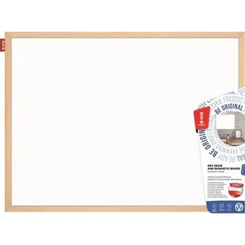 Kancelářský nábytek Memobe Emailová tabule Memobe, 50 x 40 cm, dřevěný rám 10ks 609.307