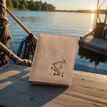 Obal na doklad Pouzdro Na Rybářské Doklady "Kapr a boilies" - Dárek pro rybáře