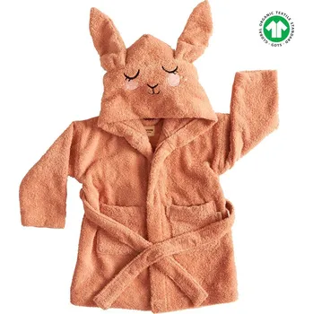 Chlapecký župan Dětský froté župan s kapucí z organické bavlny Králík Roommate Velikost: 1-2 roky