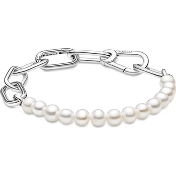 Náramek Článkový náramek PANDORA Me Sladkovodní pěstované perly 3 599694C01-3