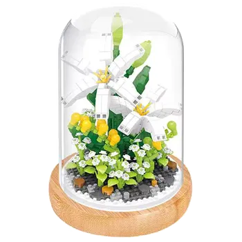 ostatní stavebnice Wise Hawk Bílá lilie stavebnice