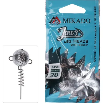 Mikado Jigová Šroubová Hlavička With Screw 20g - 3 ks