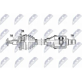 Hnací hřídel NTY NPW-ME-074