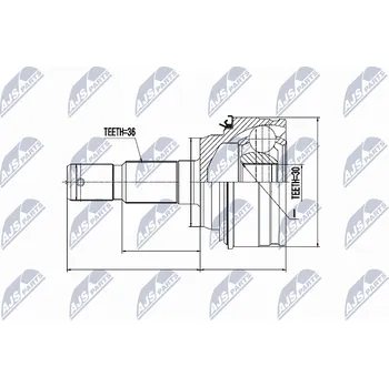 Sada kloubů, hnací hřídel NTY NPZ-TY-011