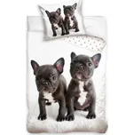 Bavlněné povlečení Buldoček a Buldoček