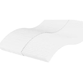 Matrace vidaXL Pěnová matrace bílá 140 x 220 cm tvrdost H2 H3